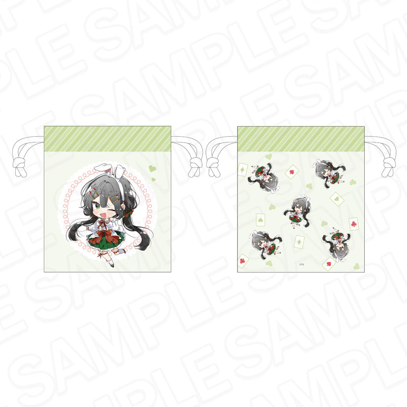 『ささやくように恋を唄う』巾着 水口未希 アリス デフォルメ ver.