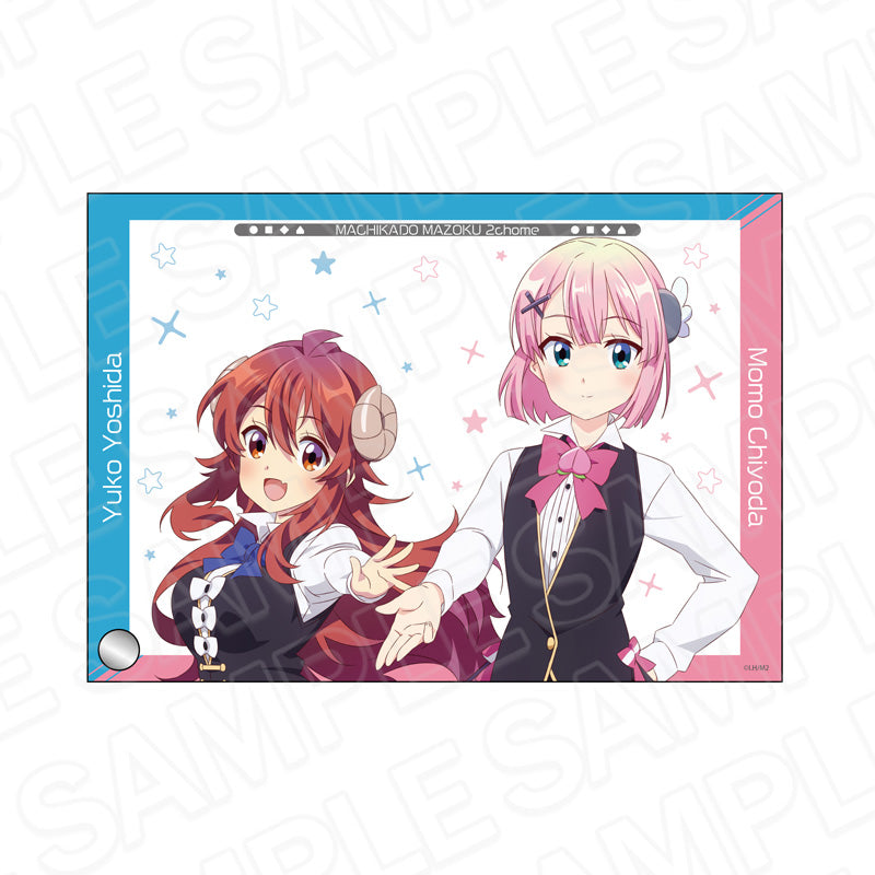 『まちカドまぞく 2丁目』ミニアクリルアート 吉田優子&千代田桃 フォーマル ver.