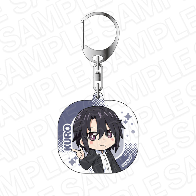 『忍者と殺し屋のふたりぐらし』アクリルキーホルダー 黒 デフォルメ ver.