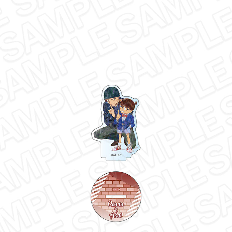 『名探偵コナン』アクリルフィギュア PALE TONE series 江戸川コナン&赤井秀一 コナンと一緒 ver.
