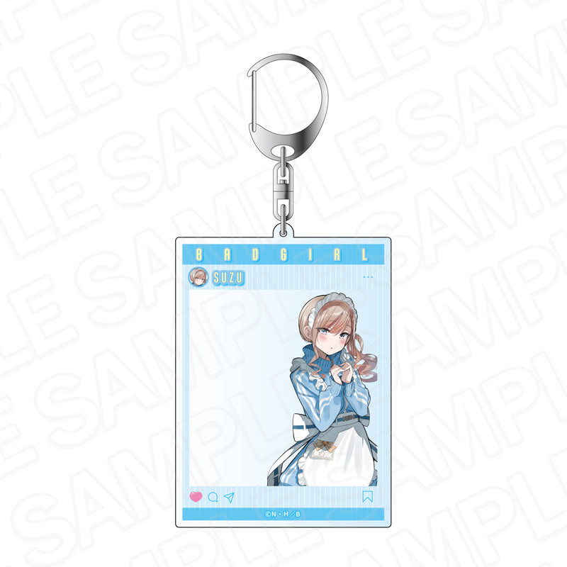 ばっどがーる』アクリルフィギュア 涼風 涼 ジャージメイド ver