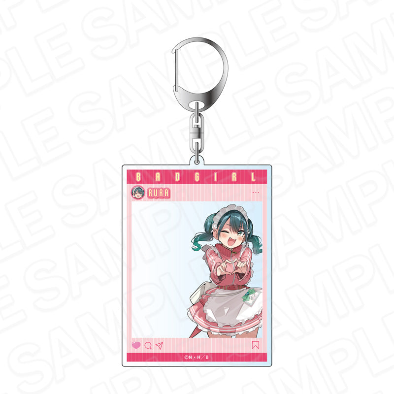 ばっどがーる　涼風涼　特大 アクリルフィギュア　ジャージメイド ver.　非売品 ばっどがーる アクリルフィギュア 涼風涼 ジャージメイドVer