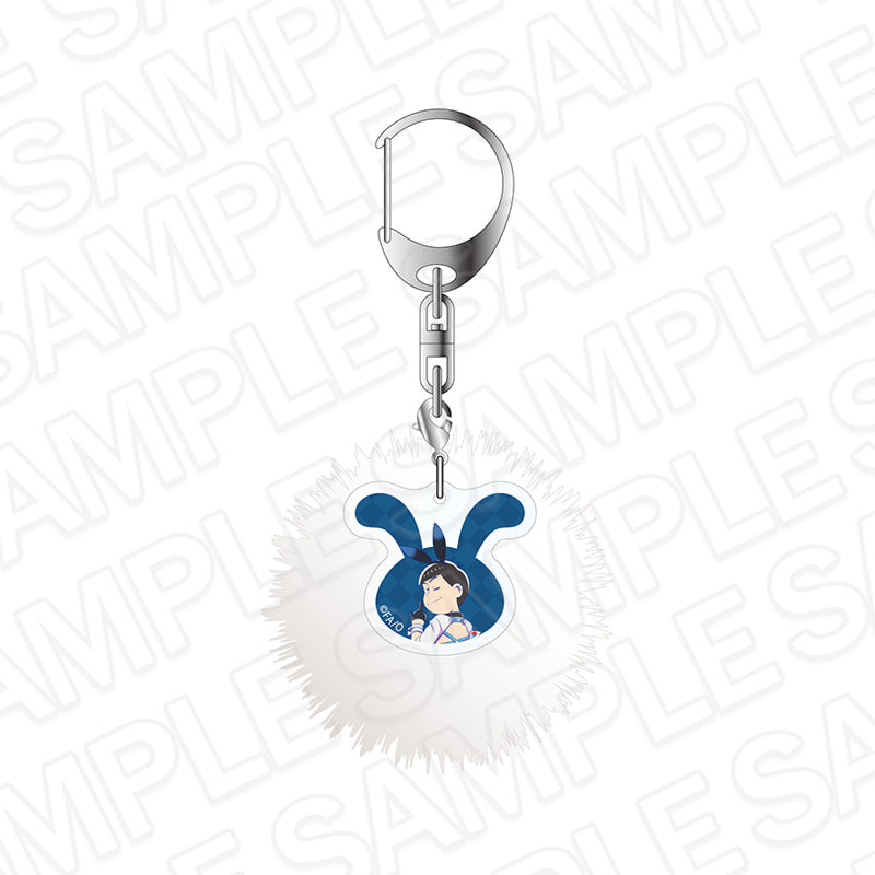 『おそ松さん』ファー付きホログラムキーホルダー カラ松 バニーボーイ ver.