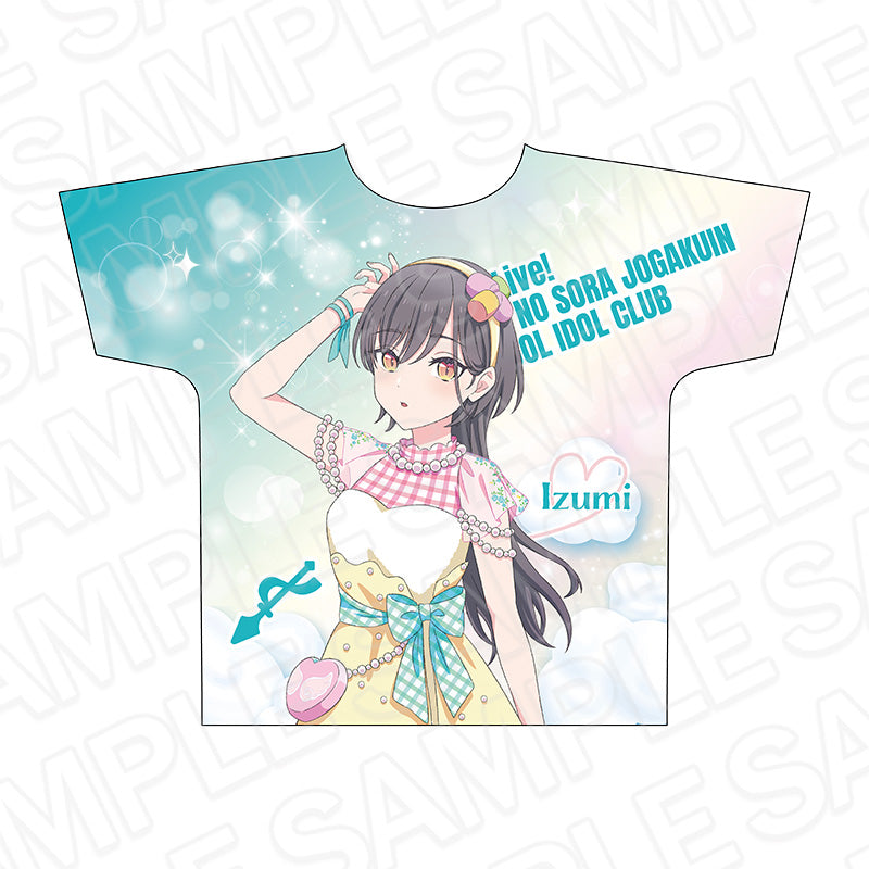 『ラブライブ!蓮ノ空女学院スクールアイドルクラブ』フルグラフィックTシャツ 桂城 泉 Cafe party ver.