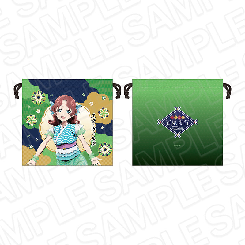 『ラブライブ!虹ヶ咲学園スクールアイドル同好会』デカ巾着 エマ・ヴェルデ 百鬼夜行 ver.