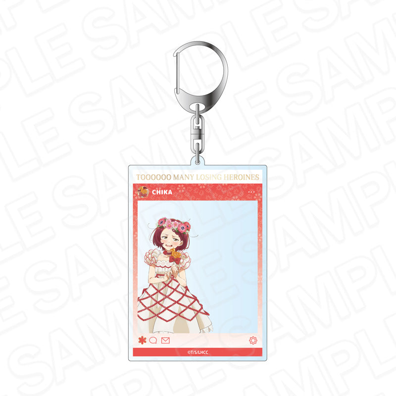 『負けヒロインが多すぎる!』SNS風アクリルキーホルダー 小鞠知花 1st anniversary ver.