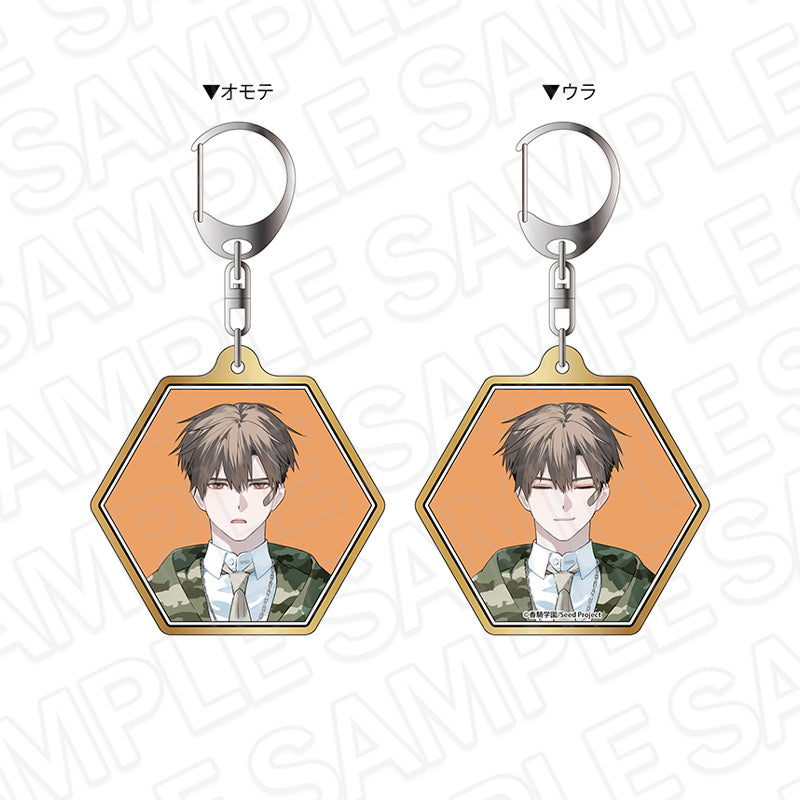 『BOYS be MAID!~御曹司メイドボーイ部の日日~』両面キーホルダー 雨鬼 籠 制服 ver.