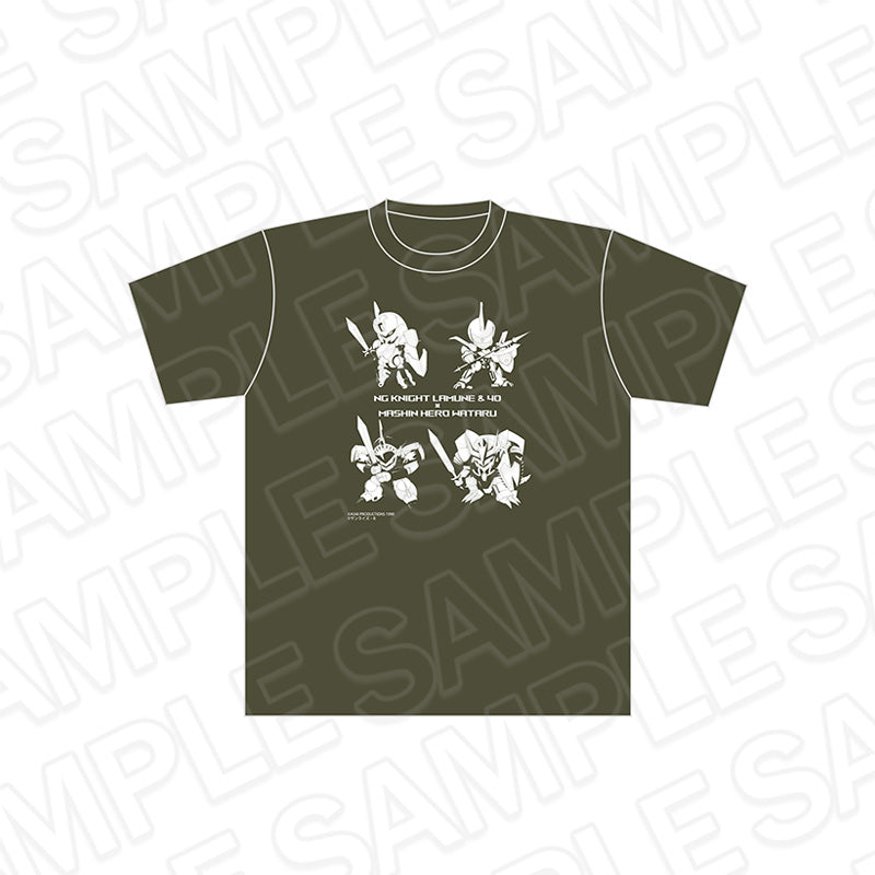 『魔神英雄伝ワタル×NG騎士ラムネ&40』Tシャツ アーミーグリーン XL