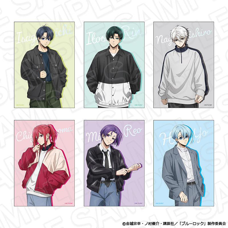 『ブルーロック』クリアブロマイド(ブラインド) casual ver. セット