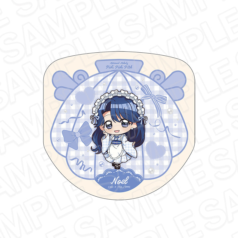 『マーメイドメロディー ぴちぴちピッチ』ダイカットミニタオル ノエル 和装メイド デフォルメ ver.