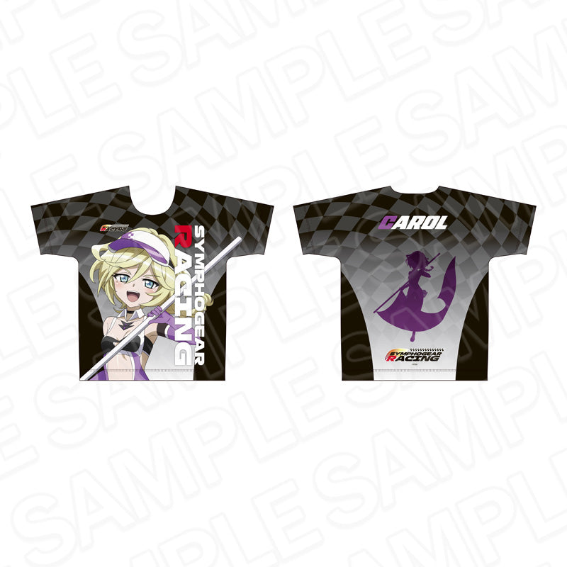 『戦姫絶唱シンフォギアXV』フルグラフィックTシャツ キャロル・マールス・ディーンハイム SYMPHOGEAR RACING ver.