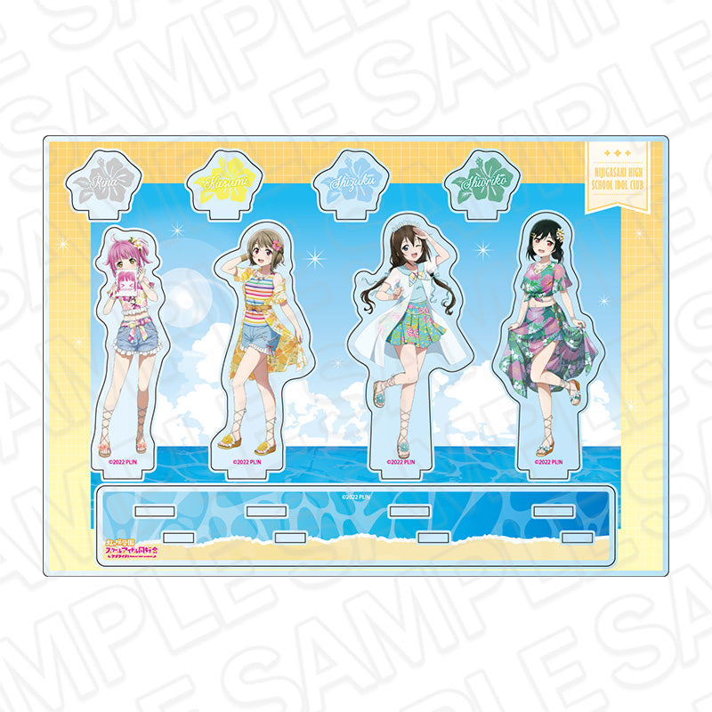 『ラブライブ!虹ヶ咲学園スクールアイドル同好会』アクリルジオラマ 1年生 アロハ ver.