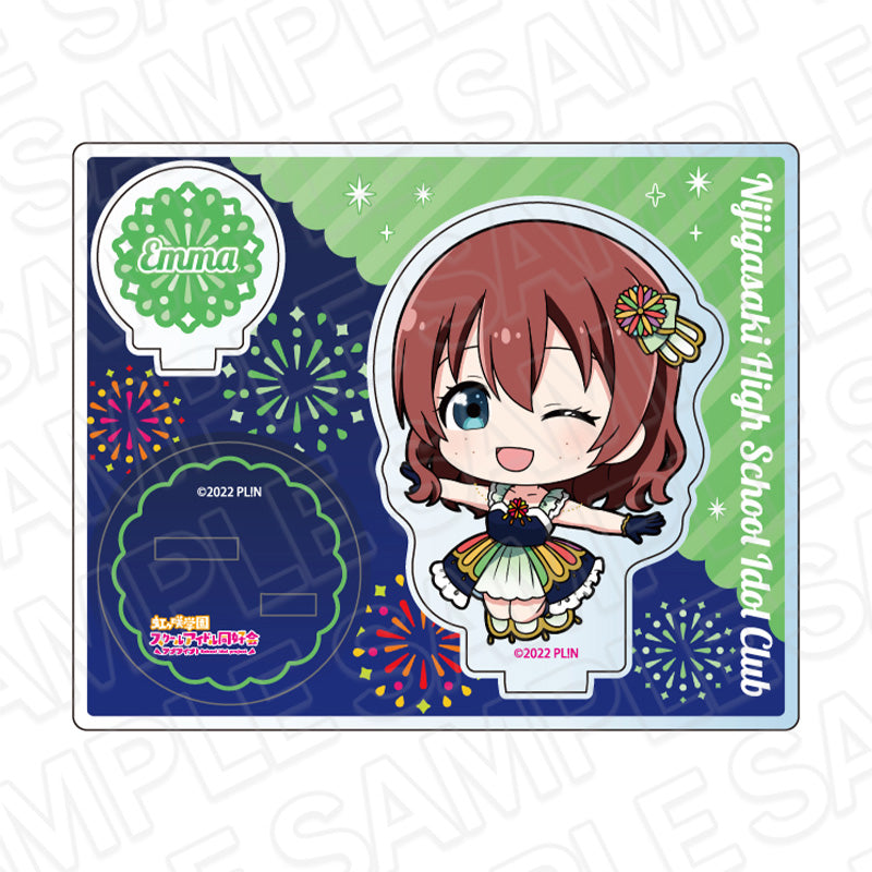 『ラブライブ!虹ヶ咲学園スクールアイドル同好会』アクリルスタンド エマ・ヴェルデ 花火 デフォルメ ver.