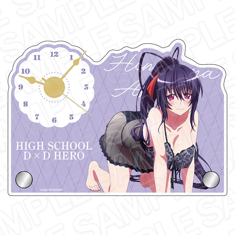『ハイスクールDxD HERO』ミニアクリルクロック 姫島朱乃 ナイトウェア ver.