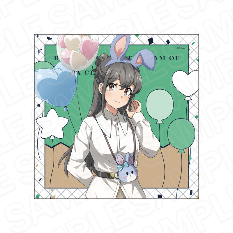 『青春ブタ野郎はサンタクロースの夢を見ない』マイクロファイバー 美東美織 遊園地 ver.