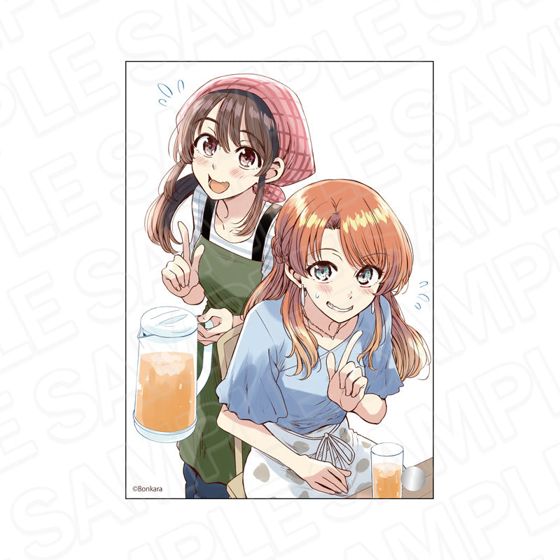 『くちべた食堂』ミニアクリルアート 日代乃&凛 A