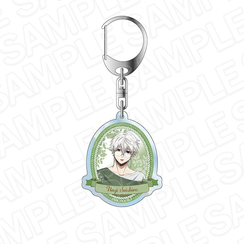 『ブルーロック』ホログラムキーホルダー 凪 誠士郎 White&Pistachio ver.