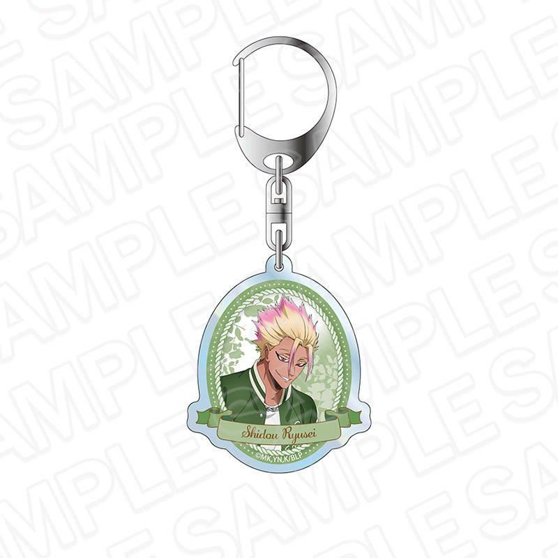 『ブルーロック』ホログラムキーホルダー 士道龍聖 White&Pistachio ver.