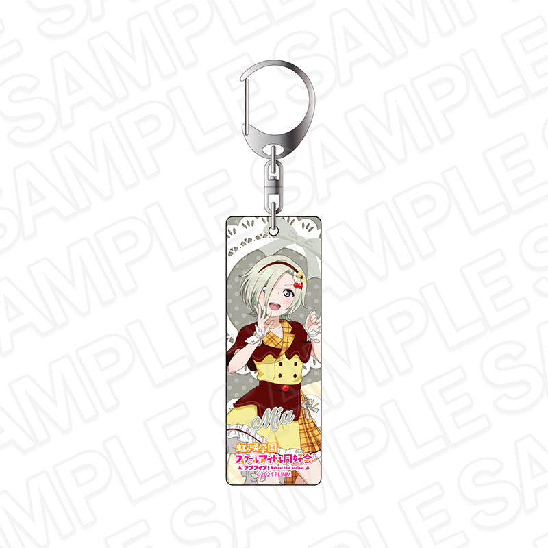 『ラブライブ!虹ヶ咲学園スクールアイドル同好会』プレートキーホルダー ミア・テイラー Cafe party ver.