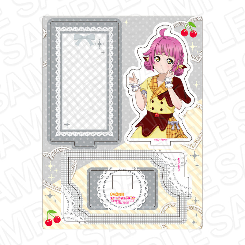 『ラブライブ!虹ヶ咲学園スクールアイドル同好会』レイヤーアクリルスタンド 天王寺璃奈 Cafe party ver.