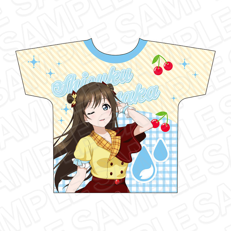 『ラブライブ!虹ヶ咲学園スクールアイドル同好会』フルグラフィックTシャツ 桜坂しずく Cafe party ver.