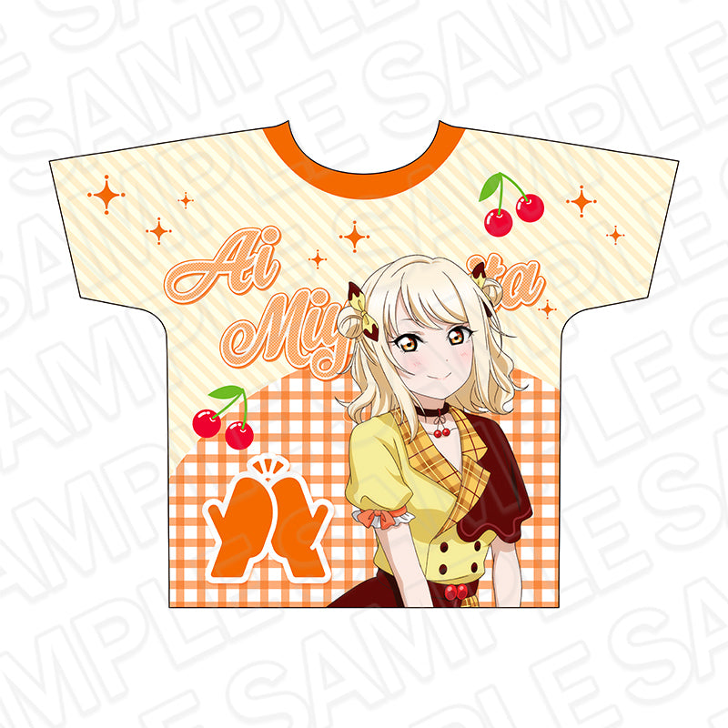 『ラブライブ!虹ヶ咲学園スクールアイドル同好会』フルグラフィックTシャツ 宮下 愛 Cafe party ver.