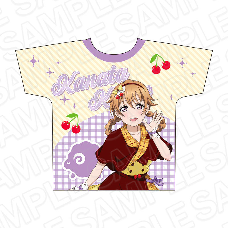 『ラブライブ!虹ヶ咲学園スクールアイドル同好会』フルグラフィックTシャツ 近江彼方 Cafe party ver.