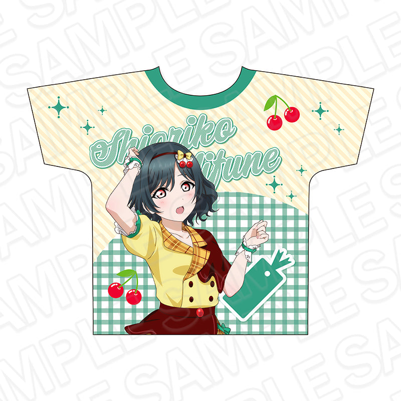 『ラブライブ!虹ヶ咲学園スクールアイドル同好会』フルグラフィックTシャツ 三船栞子 Cafe party ver.