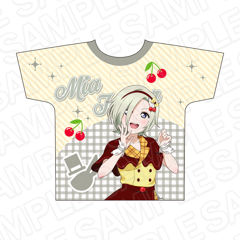 『ラブライブ!虹ヶ咲学園スクールアイドル同好会』フルグラフィックTシャツ ミア・テイラー Cafe party ver.