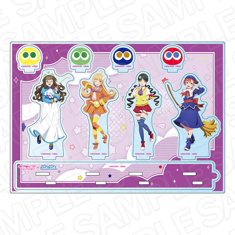 『ラブライブ!スーパースター!!×ぷよぷよ』アクリルジオラマ B