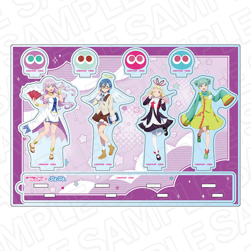 『ラブライブ!スーパースター!!×ぷよぷよ』アクリルジオラマ C