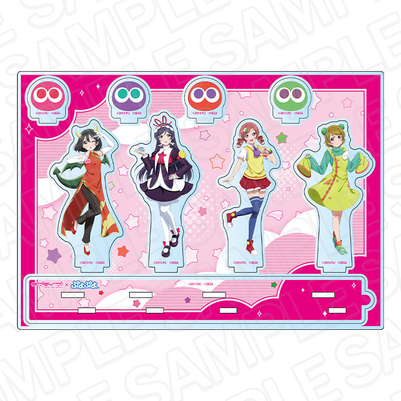 『ラブライブ!×ぷよぷよ』アクリルジオラマ B