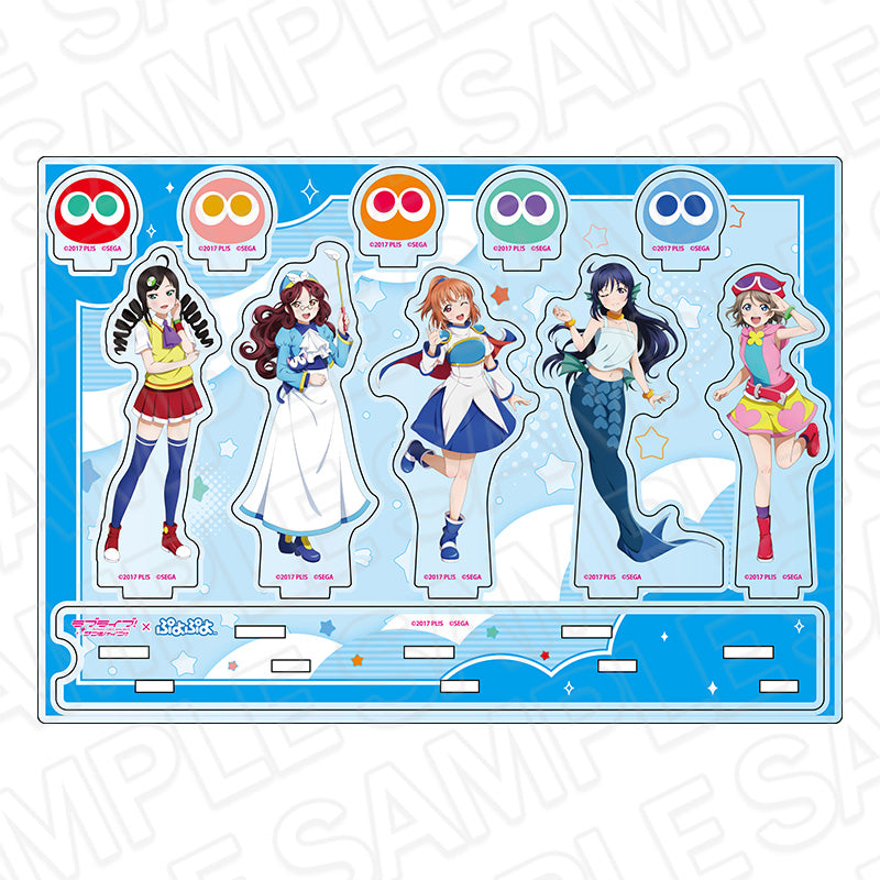 『ラブライブ!サンシャイン!!×ぷよぷよ』アクリルジオラマ A
