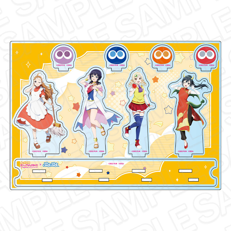 『ラブライブ!虹ヶ咲学園スクールアイドル同好会×ぷよぷよ』アクリルジオラマ B