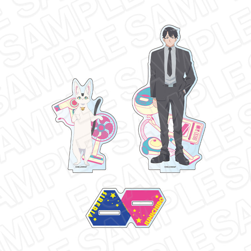 『宇宙人ムームー』アクリルフィギュア シベリア&穴守順一郎