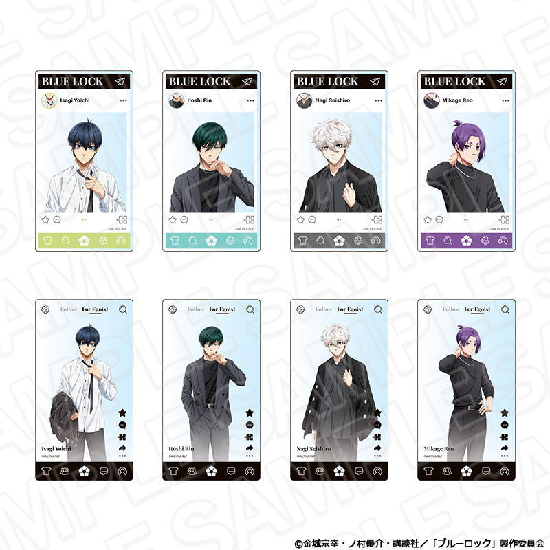 『ブルーロック』アクリルカード(ブラインド) Black outfit ver. セット