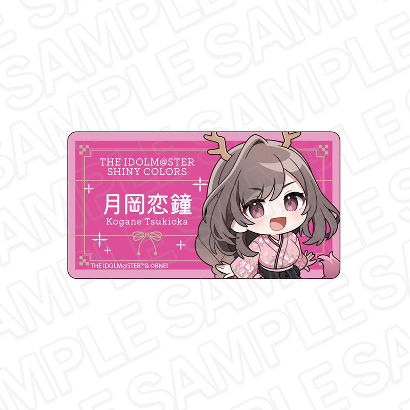 『アイドルマスター シャイニーカラーズ』アクリルネームバッジ 月岡恋鐘 百鬼夜行ミニキャラ ver.
