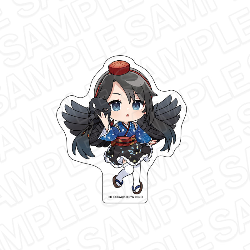 『アイドルマスター シャイニーカラーズ』和紙ダイカットステッカー 三峰結華 百鬼夜行ミニキャラ ver.