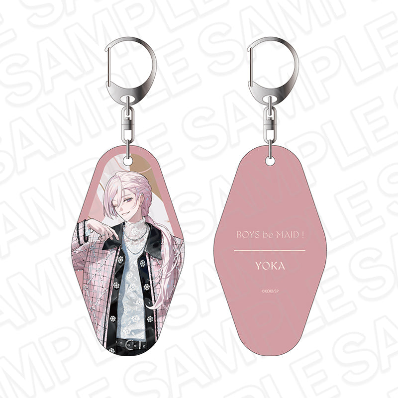 『BOYS be MAID!~御曹司メイドボーイ部の日日~』両面キーホルダー 妃崎 余花 Everyday Clothes AW ver.