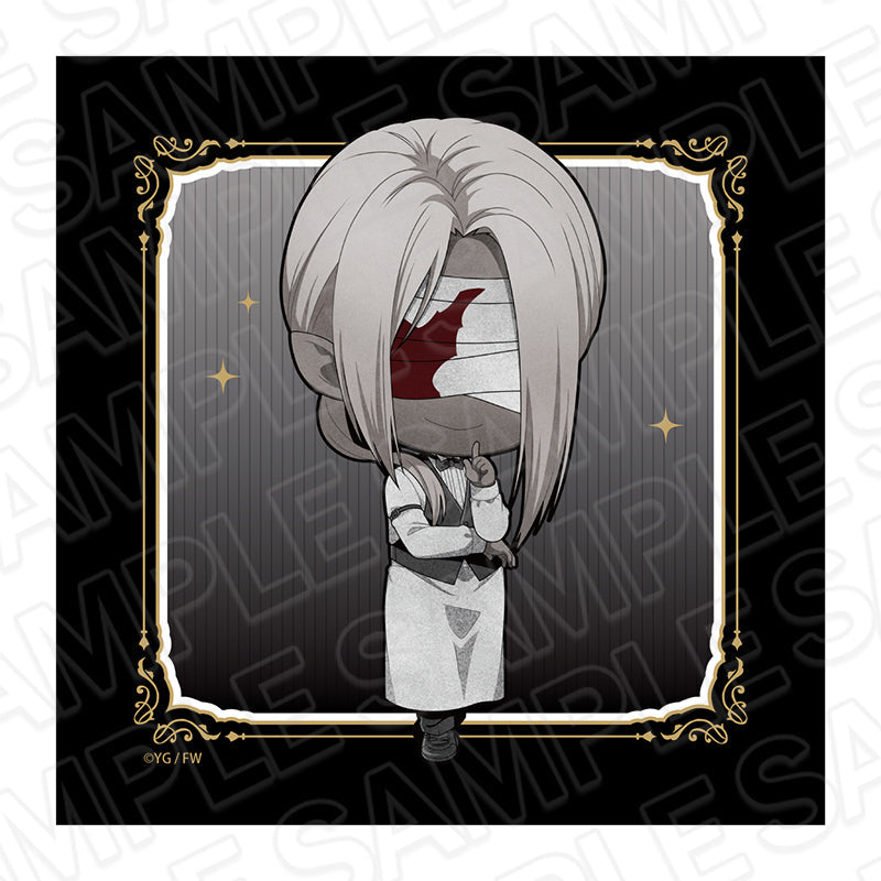 『文字化化』マイクロファイバー 銀髪の男 ウェイター デフォルメ ver.