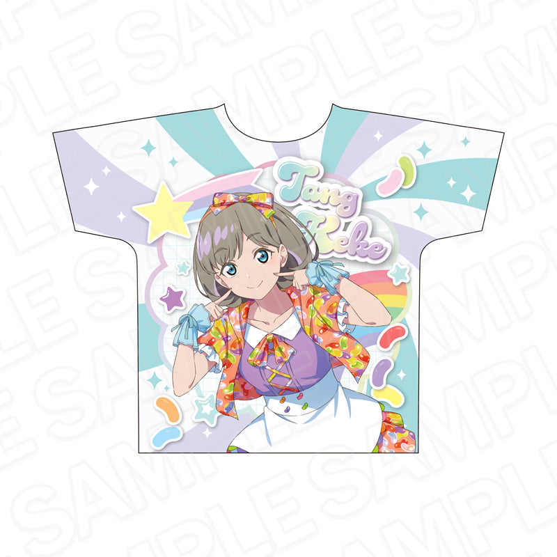 『ラブライブ!スーパースター!!』フルグラフィックTシャツ 唐 可可 Cafe party ver.