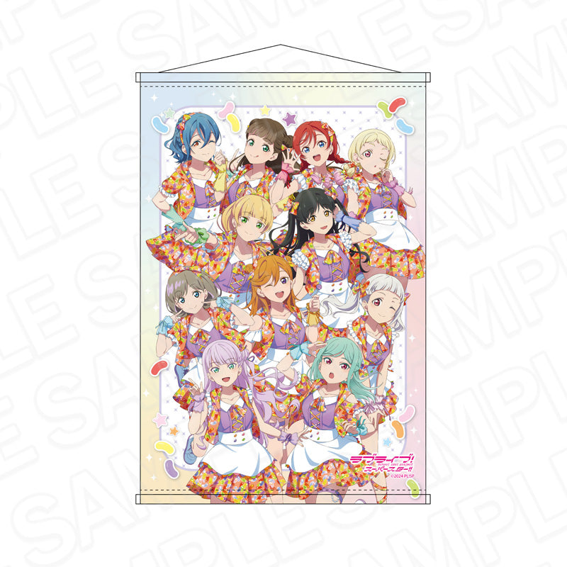 『ラブライブ!スーパースター!!』B2ラメタペストリー Cafe party ver.