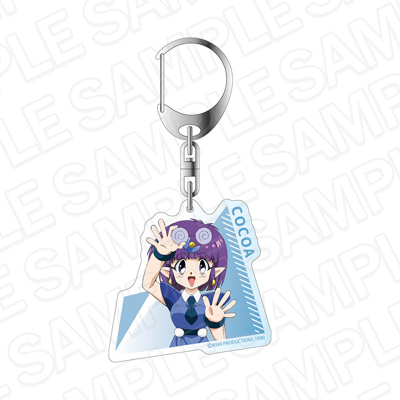 『NG騎士ラムネ&40』アクリルキーホルダー ココア 35周年記念展 ver.