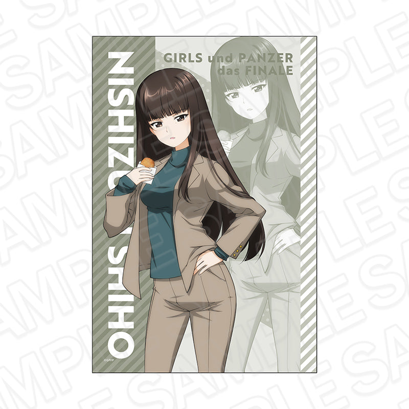 『ガールズ&パンツァー 最終章』フェイスタオル 西住 しほ 食べ歩き ver.