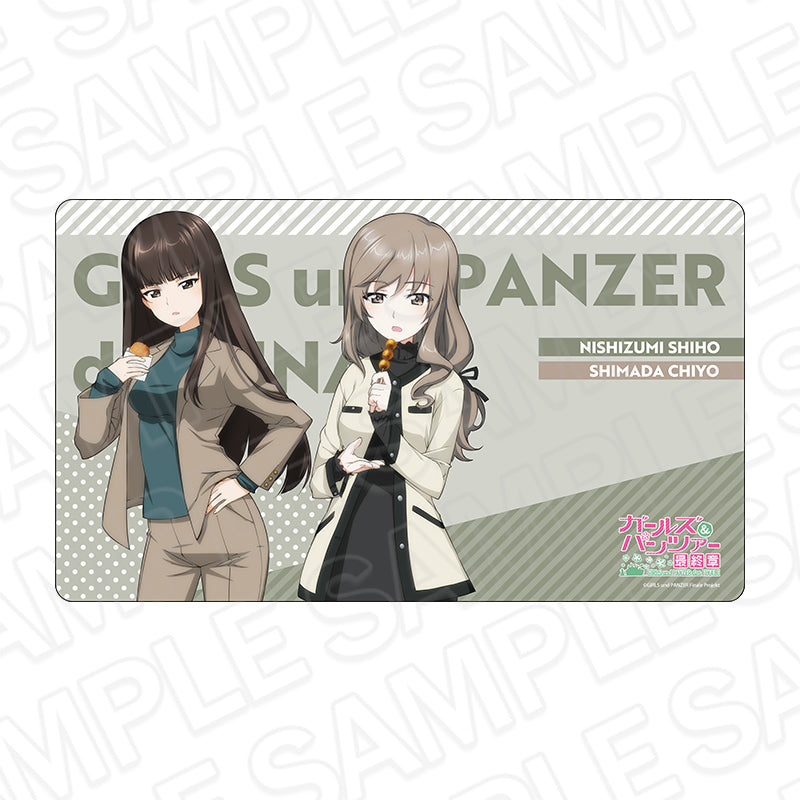 『ガールズ&パンツァー 最終章』ラバーデスクマット 西住 しほ&島田 千代 食べ歩き ver.