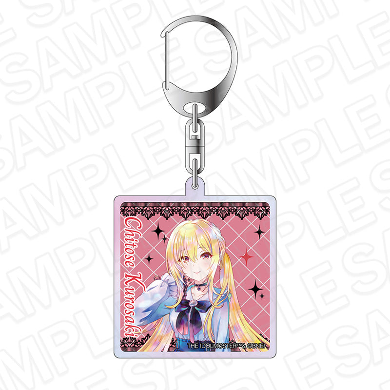 『アイドルマスター シンデレラガールズ』オーロラアクリルキーホルダー PALE TONE series 黒埼ちとせ サブカルファッション ver.