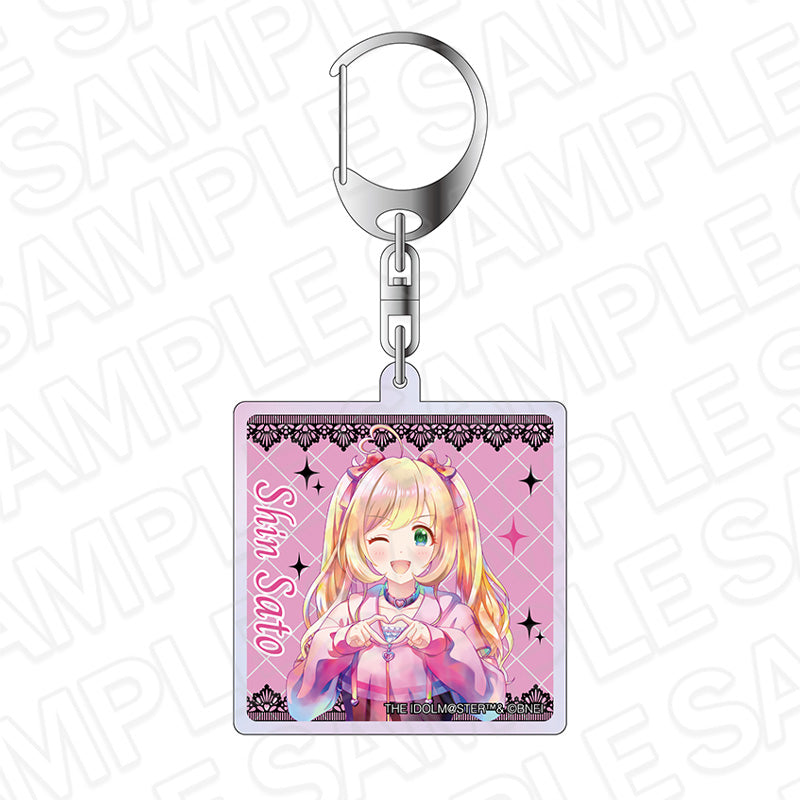 『アイドルマスター シンデレラガールズ』オーロラアクリルキーホルダー PALE TONE series 佐藤心 サブカルファッション ver.