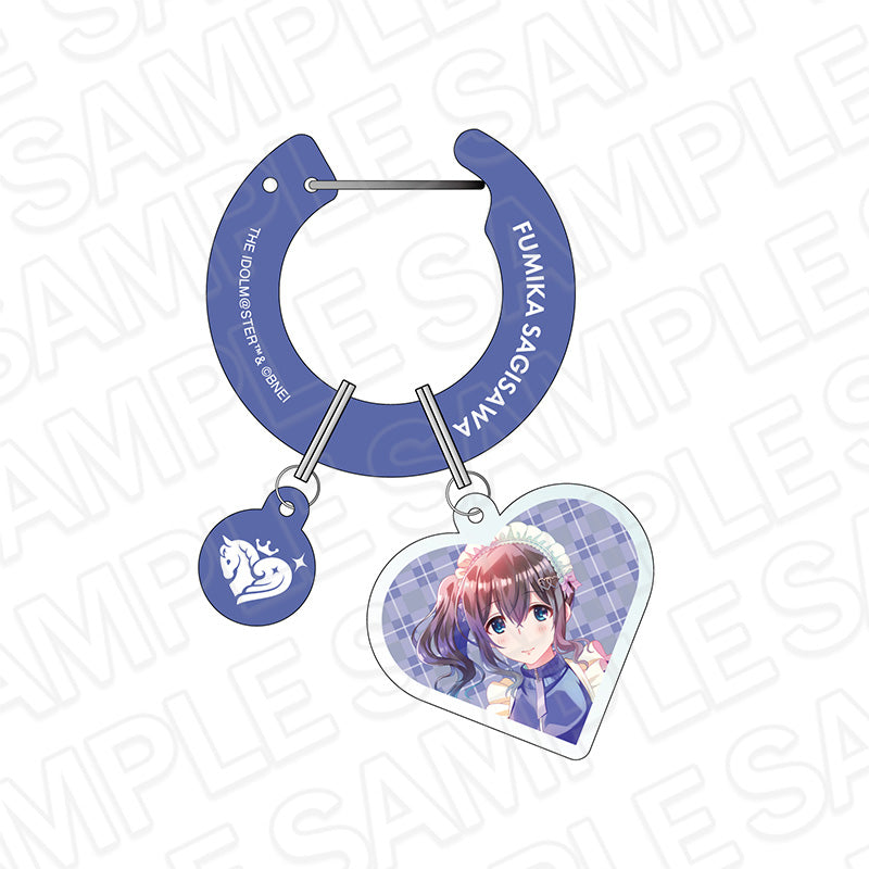 『アイドルマスター シンデレラガールズ』アクリルカラビナ PALE TONE series 鷺沢文香 ジャージメイド ver.