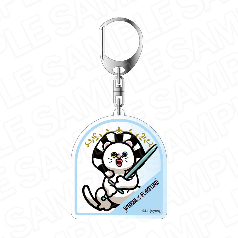 『パンパンくんの日常』アクリルキーホルダー WHEEL of FORTUNE Tarot ver.