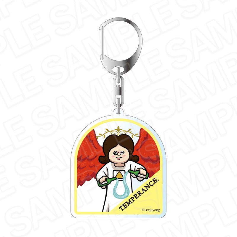 『パンパンくんの日常』アクリルキーホルダー TEMPERANCE Tarot ver.